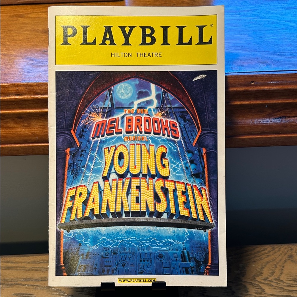 Mel Brooks Young Frankenstein Playbill 2007 Broadway Hilton Theatre NYC Musical